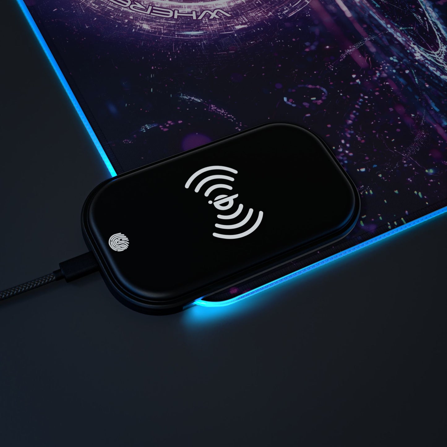 LED Gaming Mouse Pad With Wireless Charging - Where Virtual Meets Reality