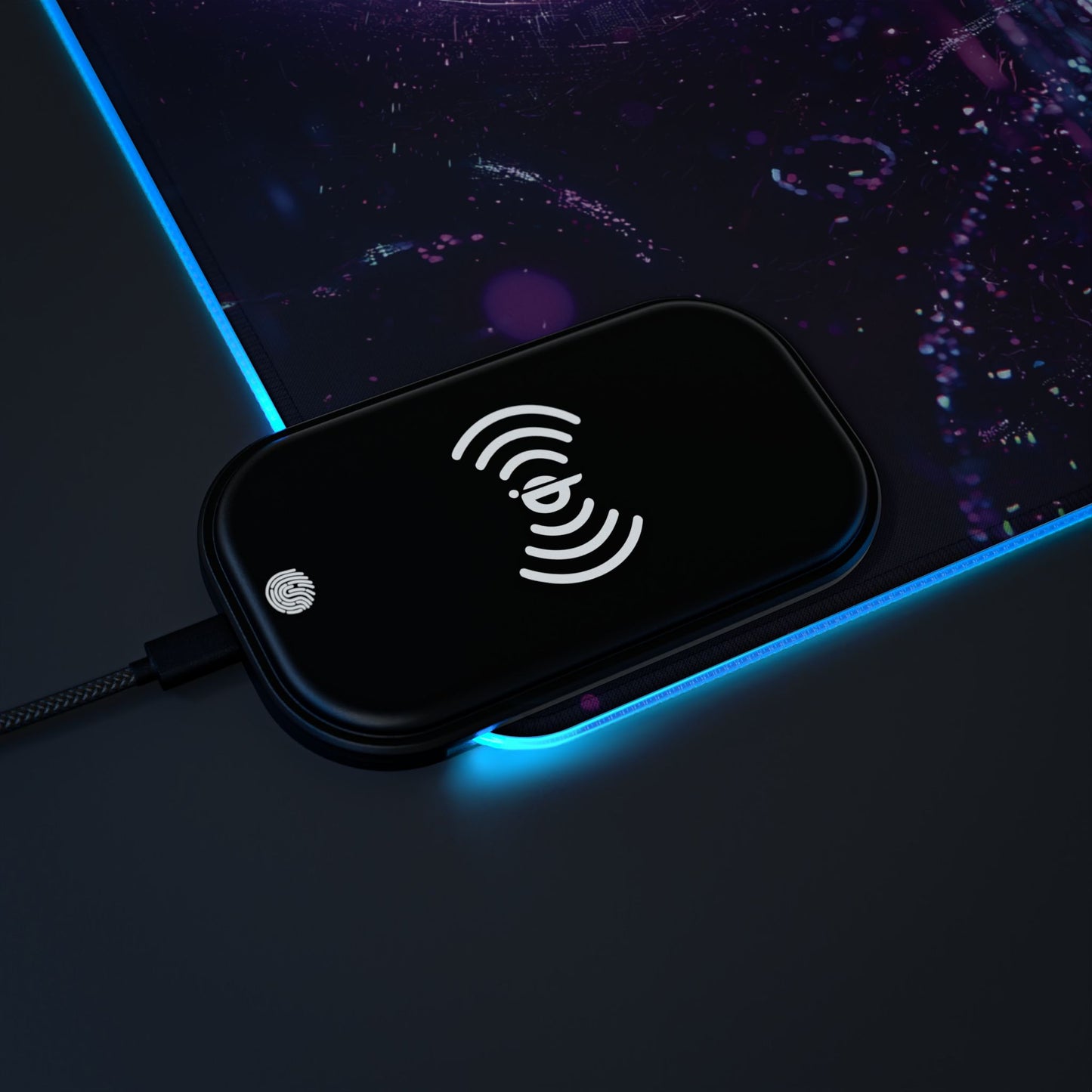 LED Gaming Mouse Pad With Wireless Charging - Where Virtual Meets Reality