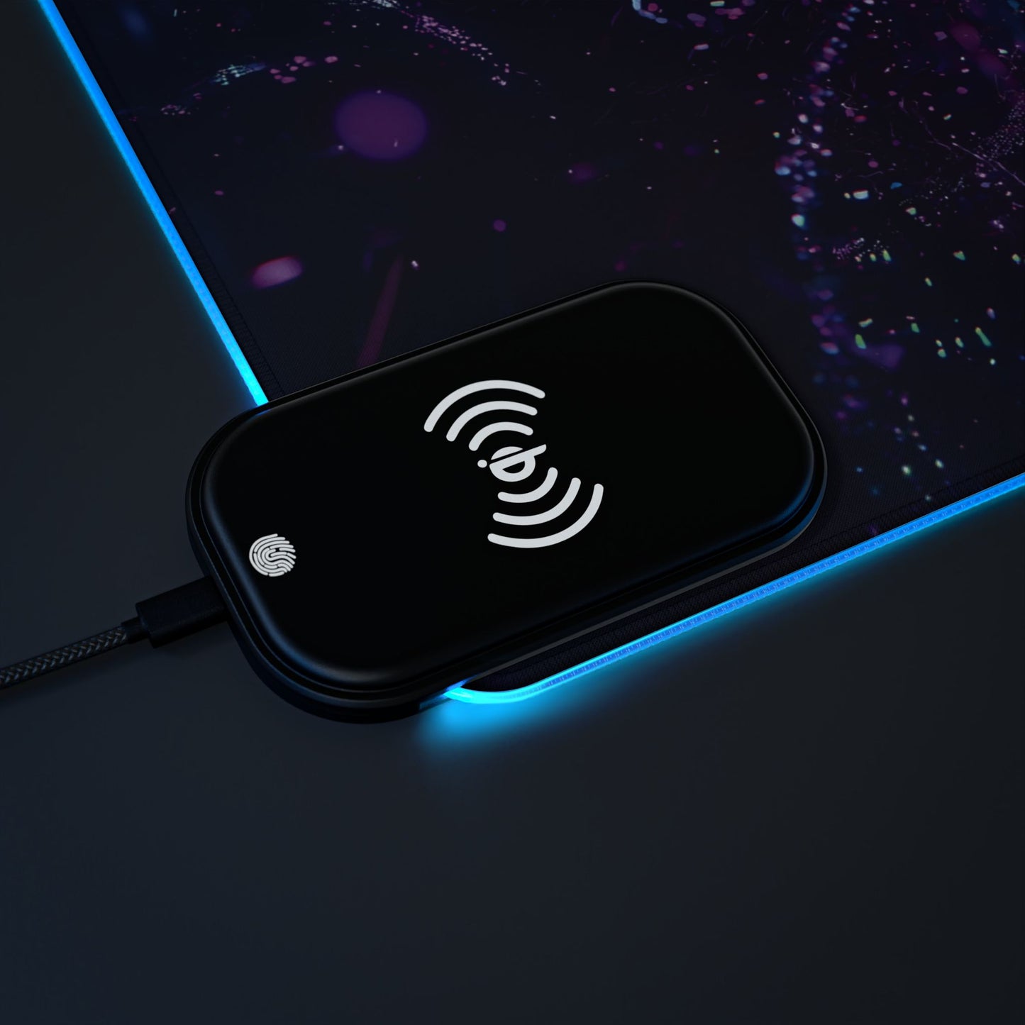 LED Gaming Mouse Pad With Wireless Charging - Where Virtual Meets Reality