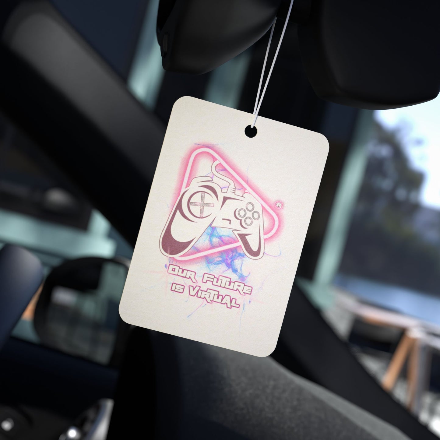 Car Air Freshener - Our Future is Virtual